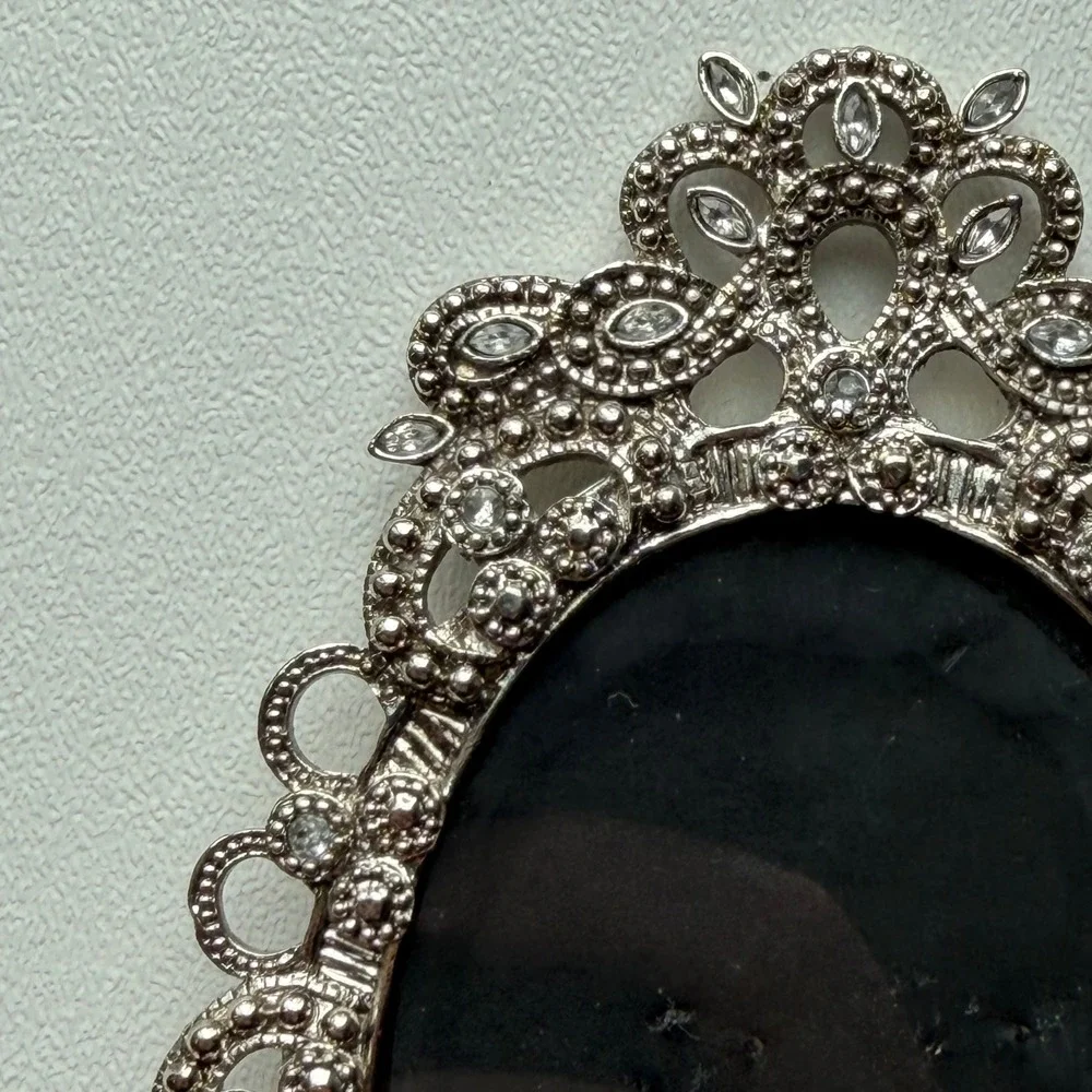 Vintage Picture Frame Art Deco Ornate Old World‎ French Cottagecore Small Oval